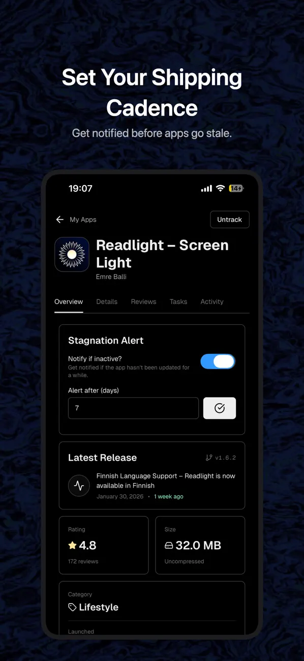 #2. Orer: App Update Tracker (iOS) Ved: Emre Balli