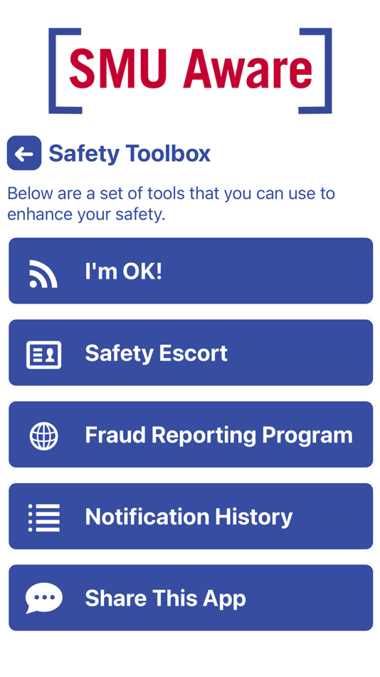 #6. SMU AWARE (iOS) 由: Southern Methodist University