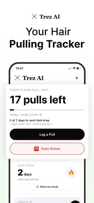 Trez AI: BFRB & Hair Pulling screenshot 1
