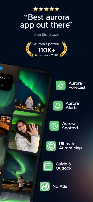 Hello Aurora: Polarlichter screenshot 2 of 10
