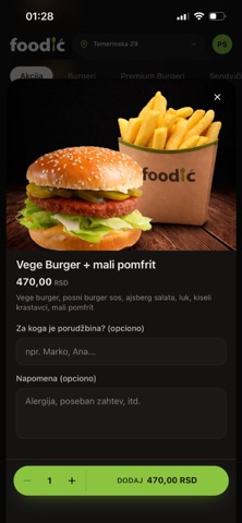 Foodić screenshot