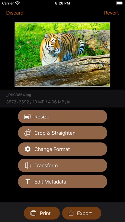 Image resizer, converter iSize