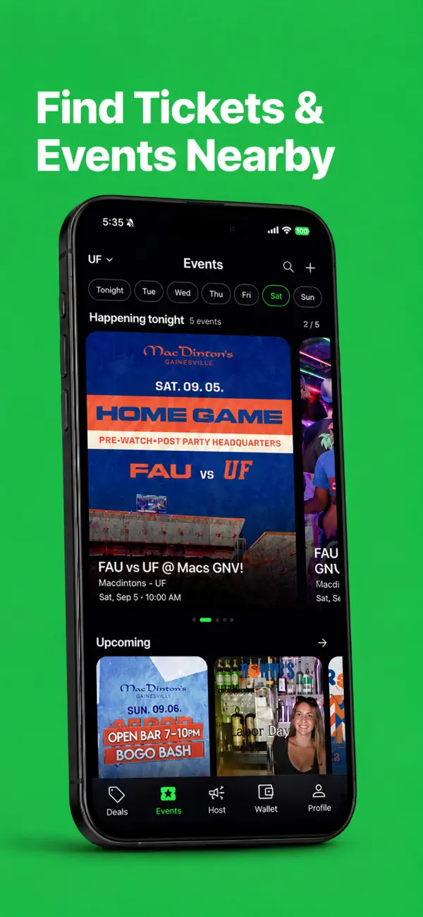Screenshot #1 pour Bizzy - College Deals & Events