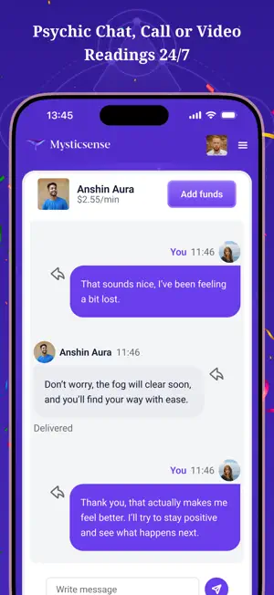 Mysticsense - Psychic Readings screenshot 2