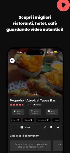 Bestie Bite: scopri ristoranti iPhone screenshot 2