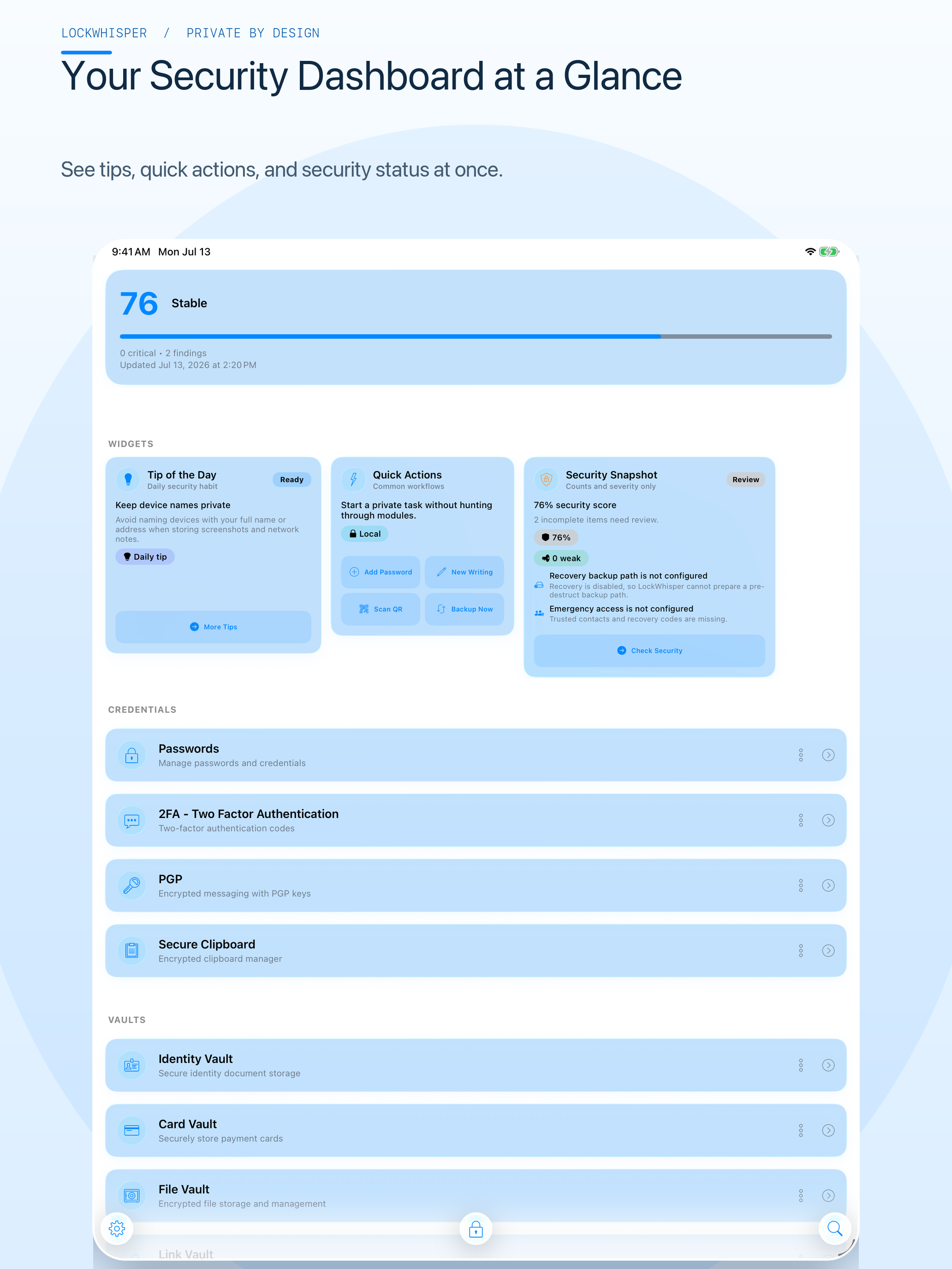 LockWhisper screenshot 12