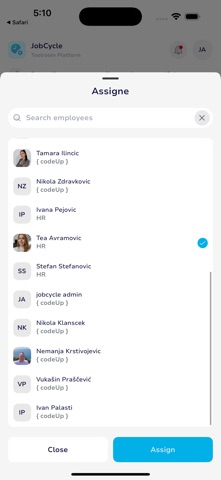 JobCycle screenshot