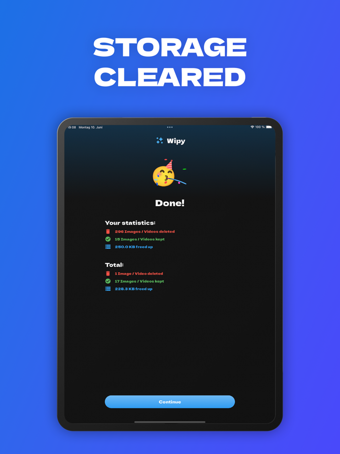 Wipy - Swipe and Wipe