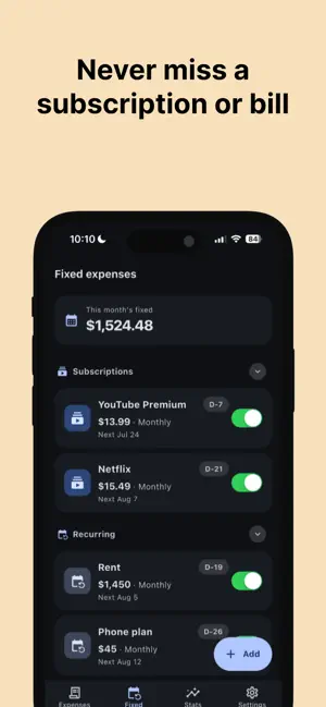 JangoLog — Expense Tracker screenshot 2