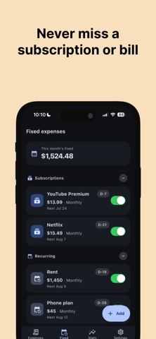 JangoLog — Expense Tracker Screenshot 2 of 5