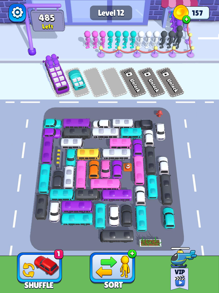 Car Frenzy Match Puzzle