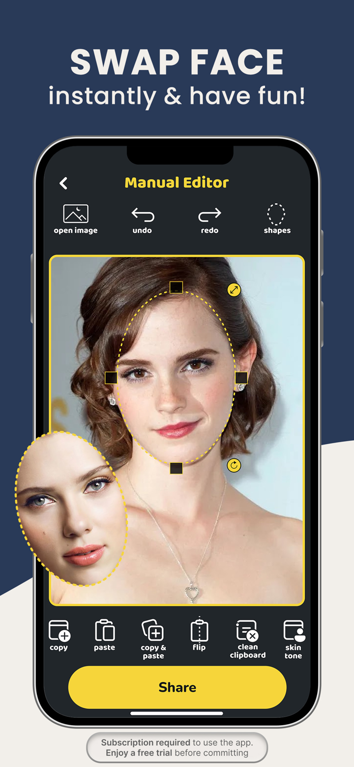 Faceover: Photo Face Swap screenshot 1
