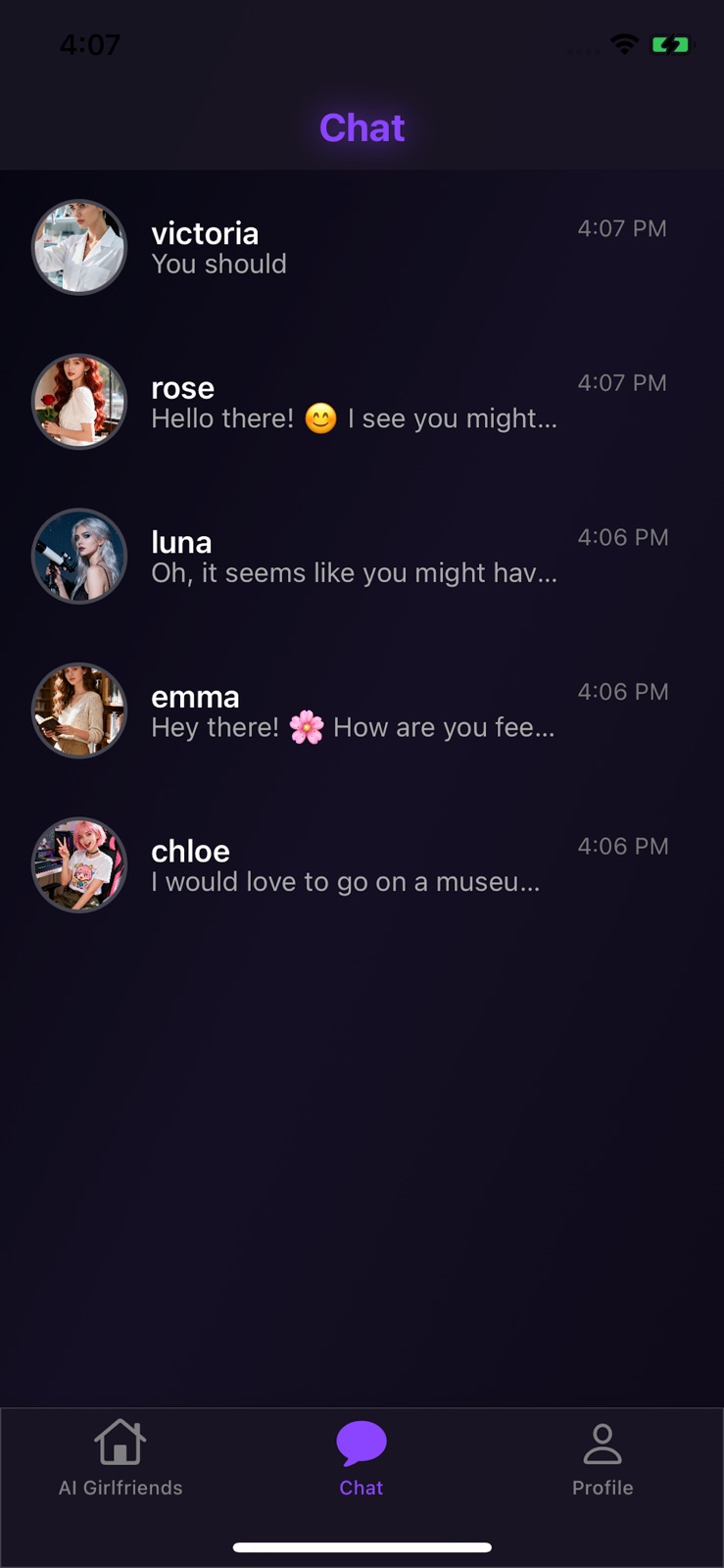 Muva - AI Romance & Friends iphone screenshot 2