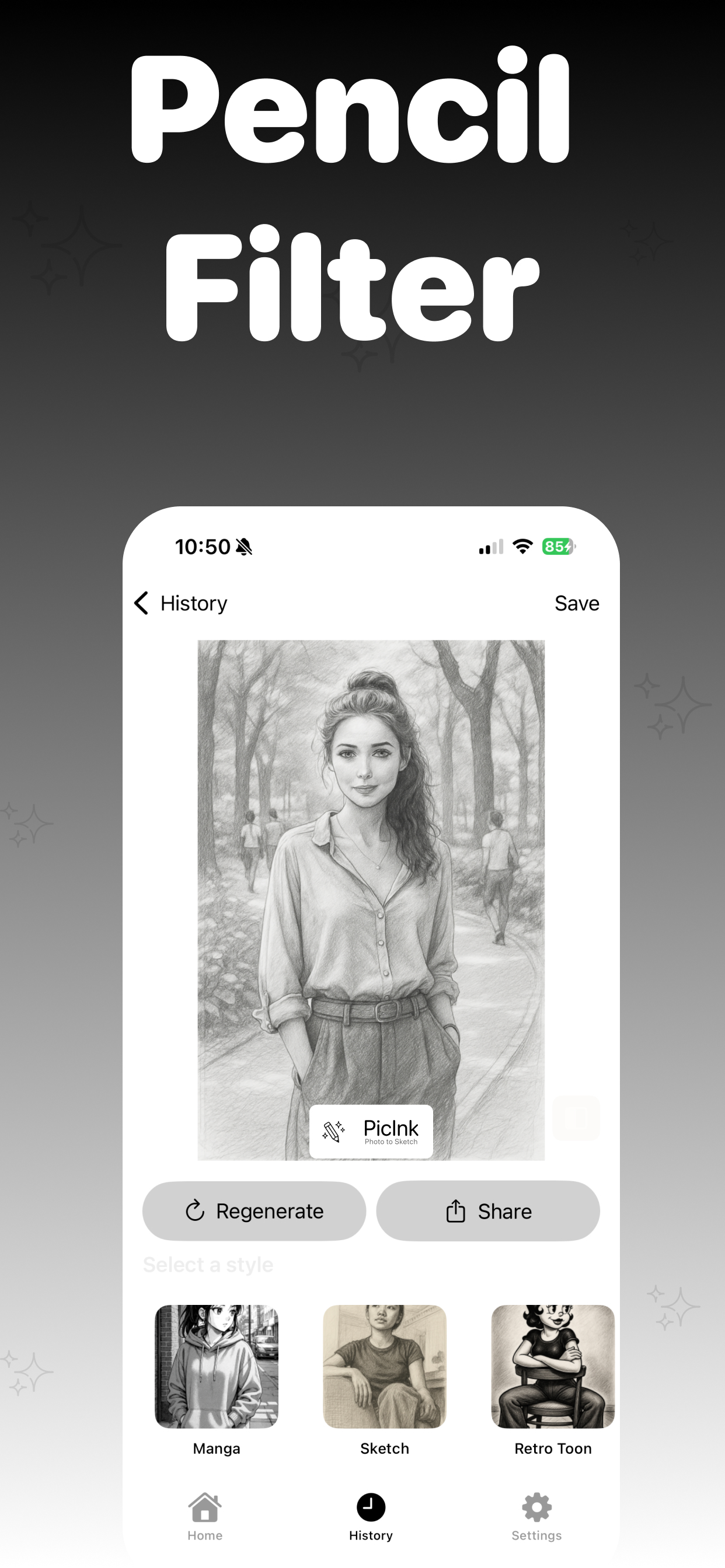 Photo to Sketch: PicInk screenshot 4