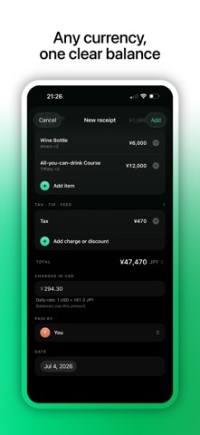 Tabs: Split Bills & Expenses Screenshot 3 of 9