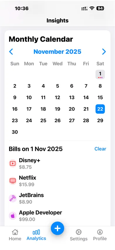 BillTracker - Smart Finance screenshot 5