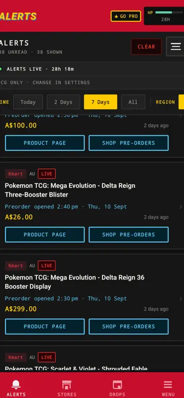 TCG Tracker AU screenshot 1 of 3