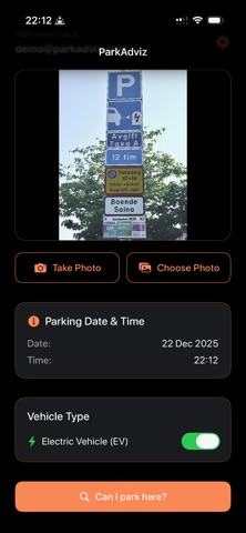 ParkAdviz screenshot