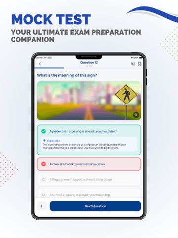 Iowa DOT Permit Practice Prep iPad screenshot