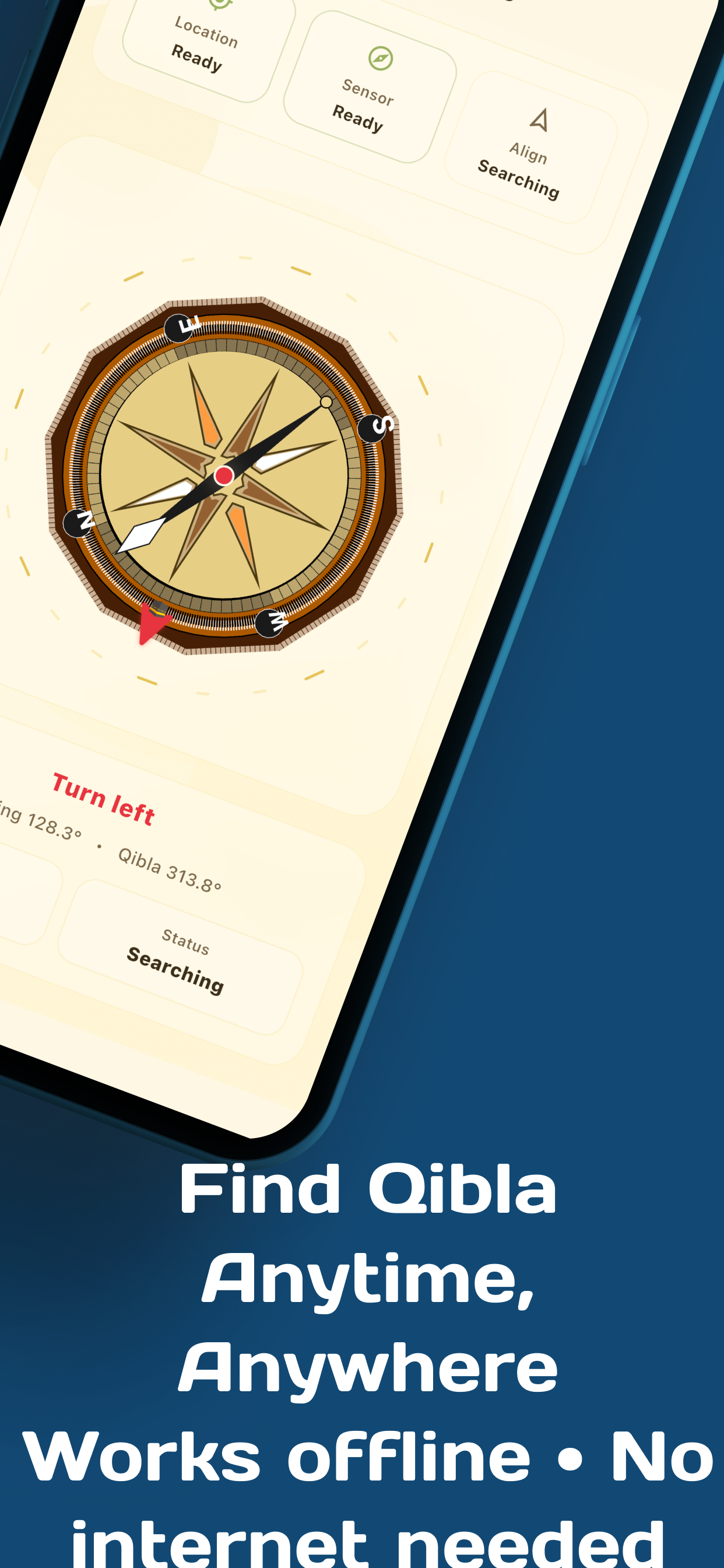 Qibla Compass AR & Prayer