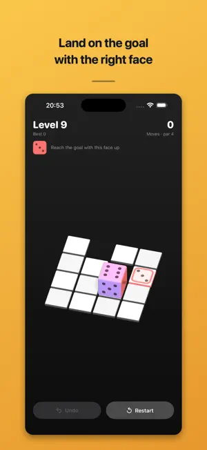 Roll Cube - Dice Puzzle screenshot 2