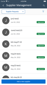 SAP Ariba Procurement screenshot