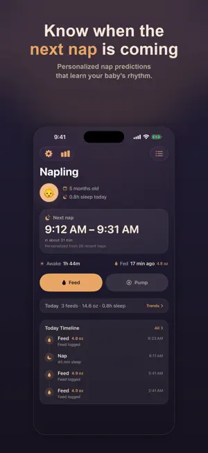 Napling: Baby Sleep Tracker screenshot 2