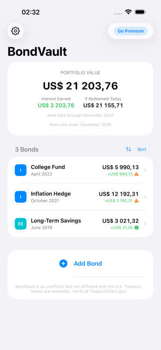 BondVault Screenshot 1 of 4