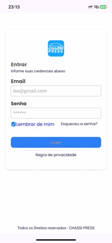 Chassi Press screenshot