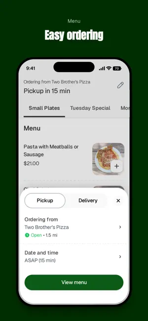 Two Brothers Pizza To Go screenshot 3
