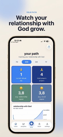 FaithLocked: Pray to Unlock iPhone screenshot