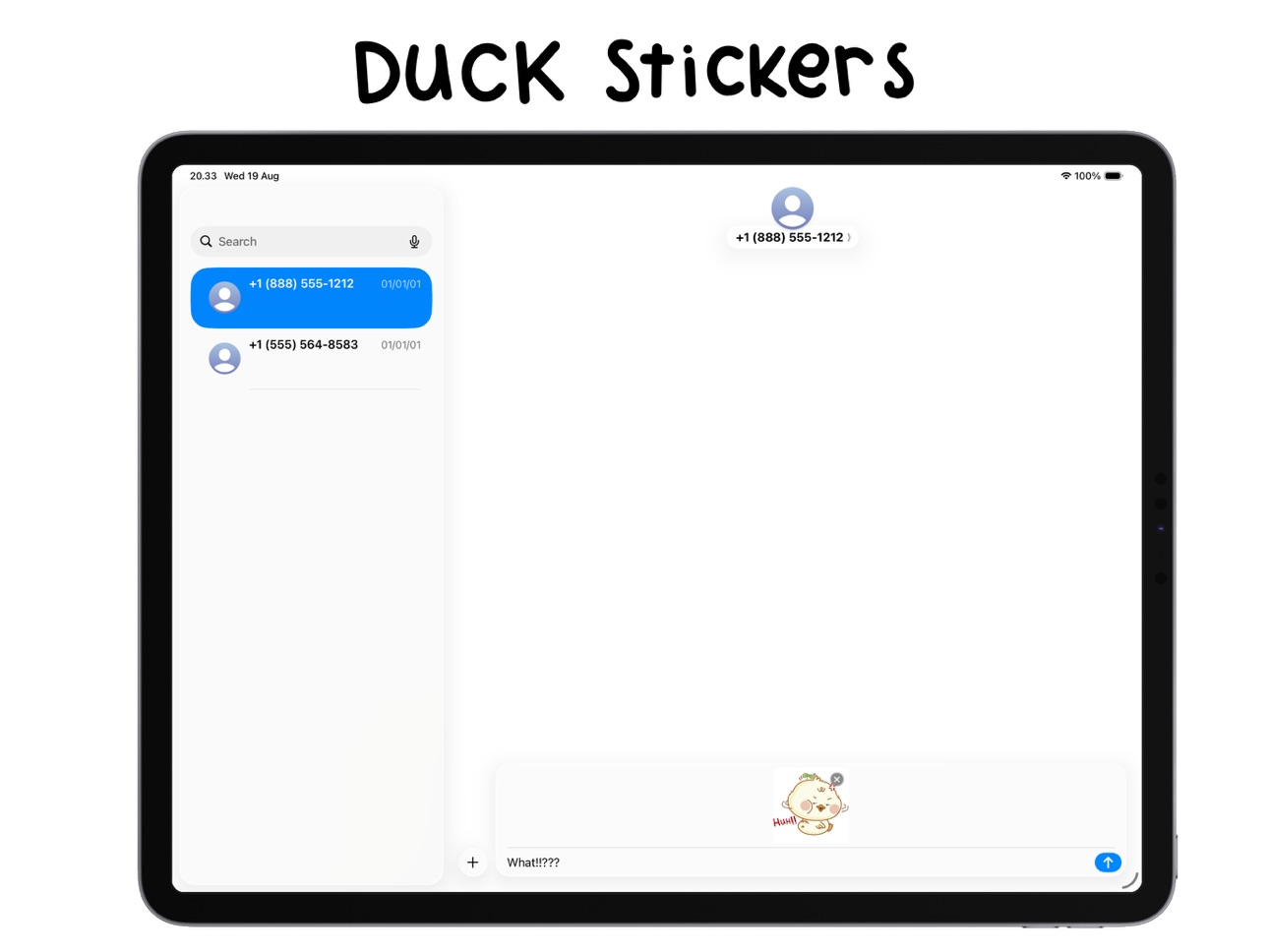 Screenshot 4 of Cute Duck Sticker Pack