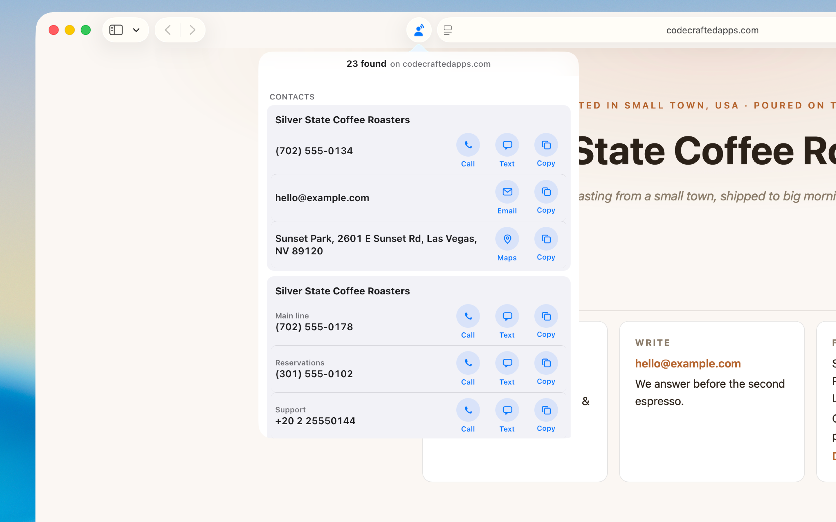 ContactTap screenshot 8