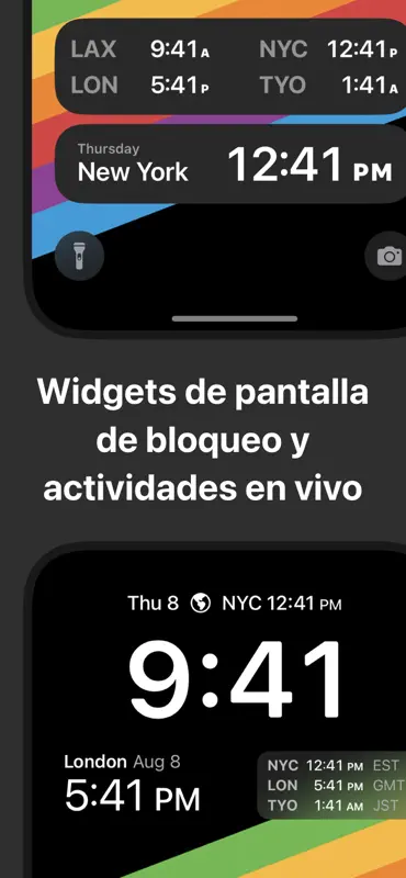 Reloj Mundial Widgets screenshot 3 of 10