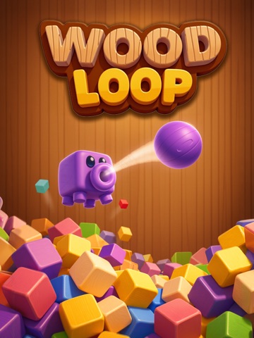 Wood Loop: Cube Shooter iPad screenshot