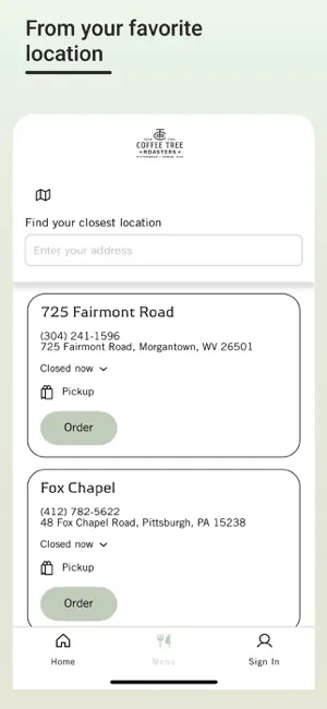 Coffee Tree Roasters screenshot 3
