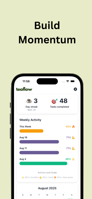 Teaflow: for ADHD Focus & Flow Screenshot 5 of 6