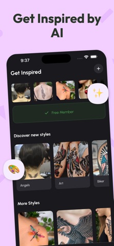 InkflowAi - AI Tattoos Maker screenshot