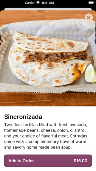 Molka Xete iPhone screenshot 4 - Food & Drink app