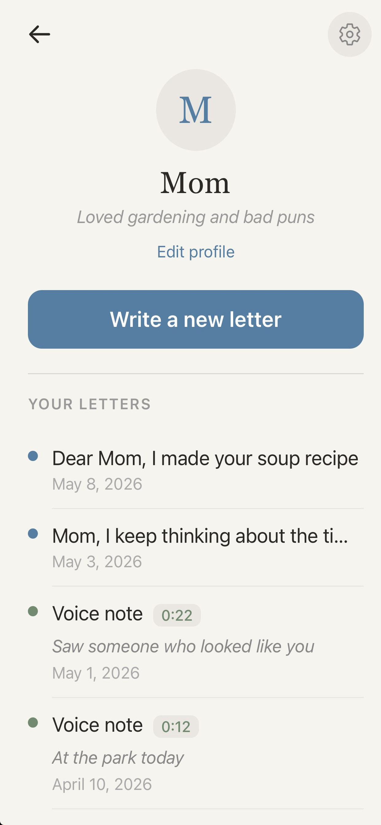 Letters to Beyond