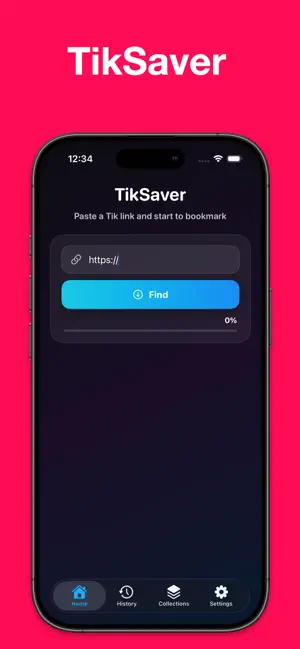 TikSaver: Save Videos Bookmark screenshot 1