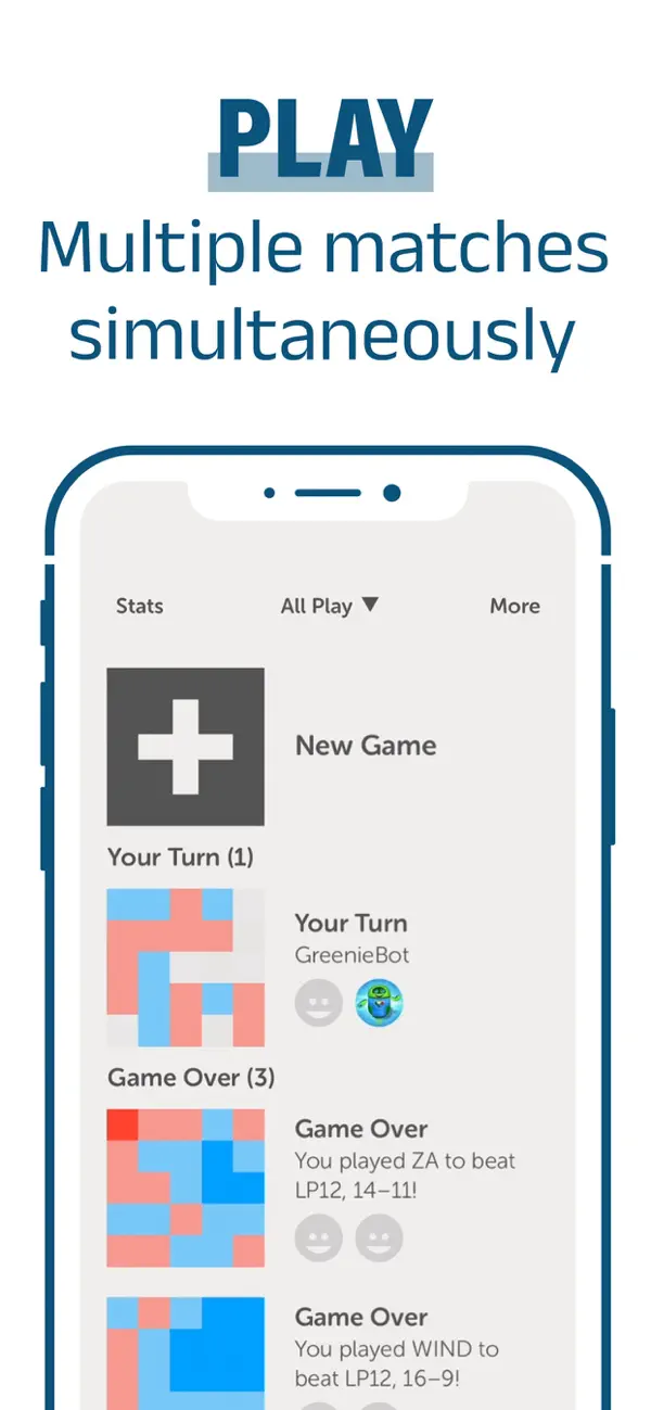 Letterpress – Word Game iPhone Spiel Screenshot 7 – Spiele