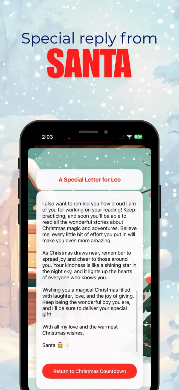 Screenshot #2 pour Dear Santa - Letter from Santa