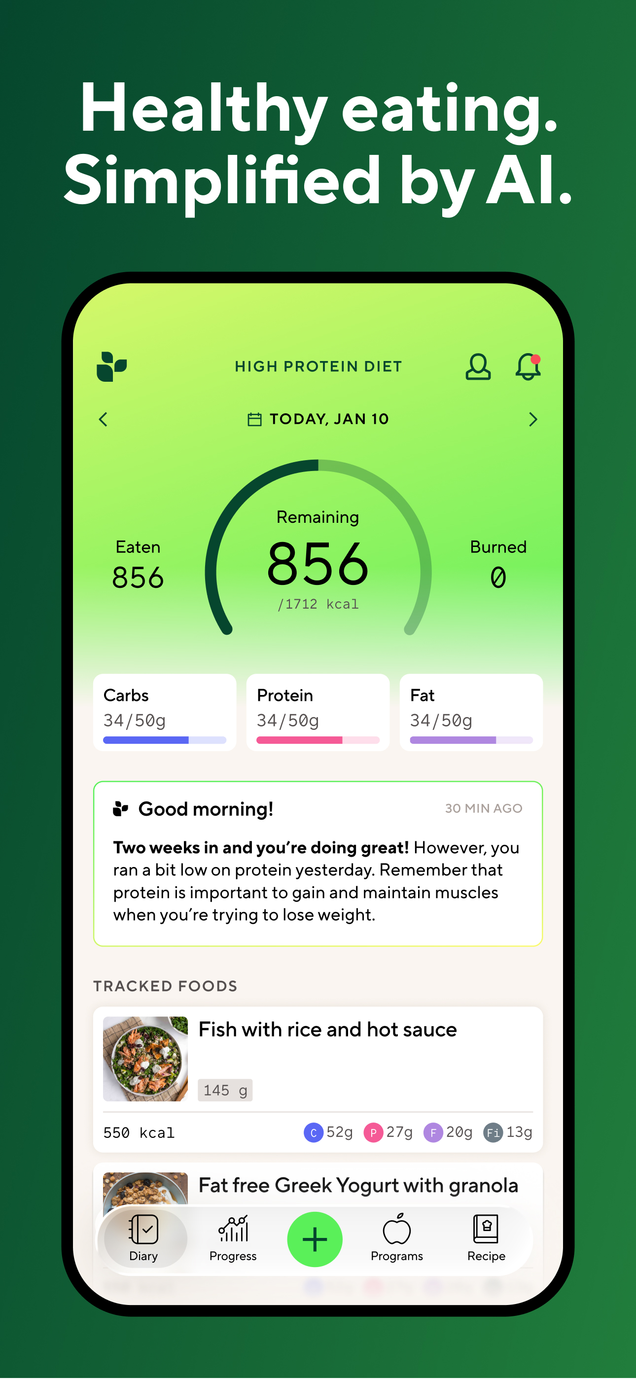 Lifesum: AI Calorie Counter