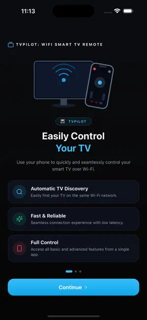 TvPilot: Wifi Smart TV Remote screenshot 1