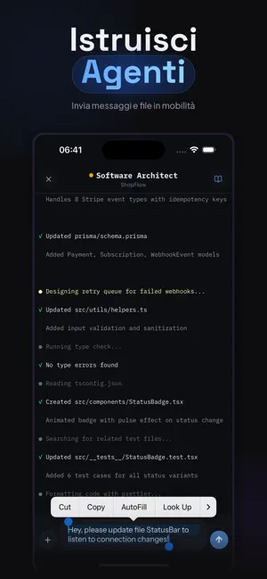 AgentsRoom AI Remote Dev Agent iPhone screenshot 4