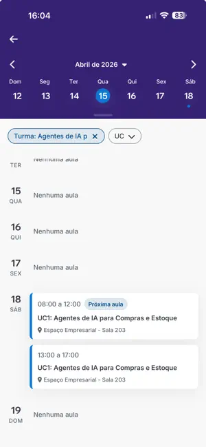 Senac Portal Aluno screenshot 3