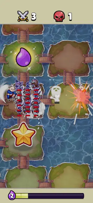 Island Conquest: Hero Battle screenshot 1