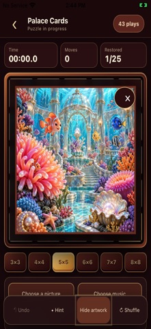 Palace Cards: Sliding Puzzle Screenshot 6 of 7