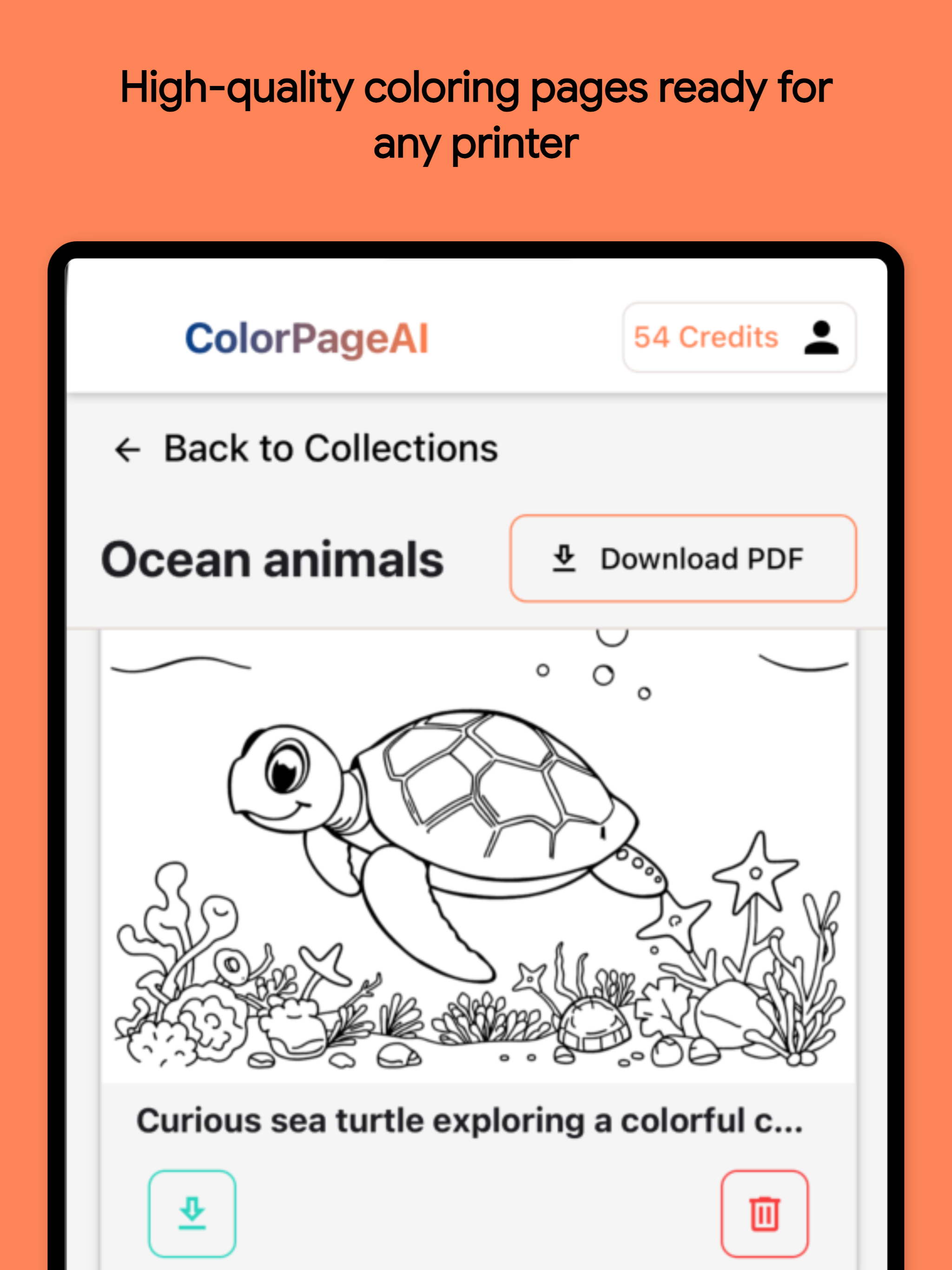 Coloring Page Maker: ColorPage